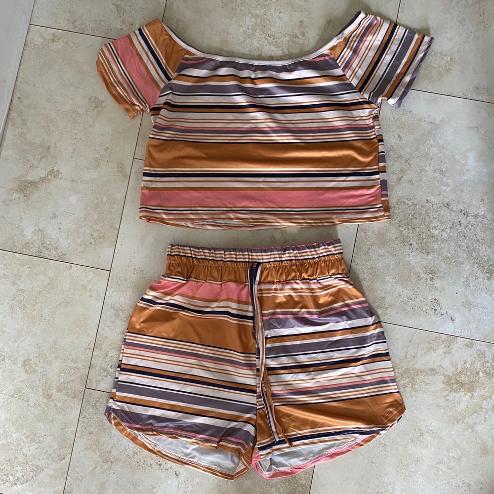2 piece shorts set